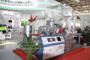 -45 sistema de refrigeración del CO2 de Kobelco del sitio del congelador del DEG C VFD para R717/el CO2