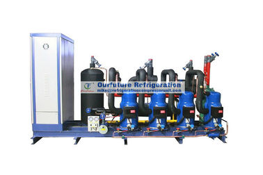 Enrolle el tipo unidad de condensación con el compresor de Danfoss R404a y el control del PLC para la tienda fría