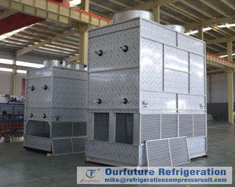 Tipo sistema del proyecto forzado de refrigeración refrescado evaporativo de la cámara fría del condensador